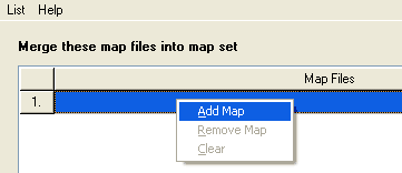 Add IMG map file to list