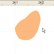 Use of Guide Lines for Splitting of Vector Objects