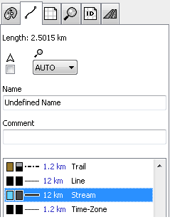 Common Line Properties Tab