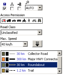 Roundabout class in Properties window