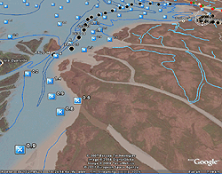 Map from Mapwel displayed on Google Earth