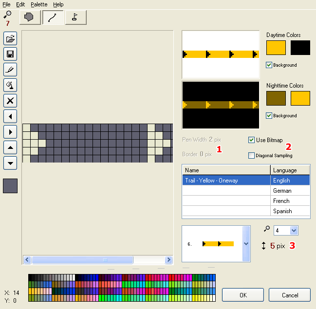 User Defined Styles - Editor Window for Polylines